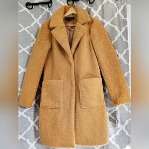 NWT French Connection vegan fur coat